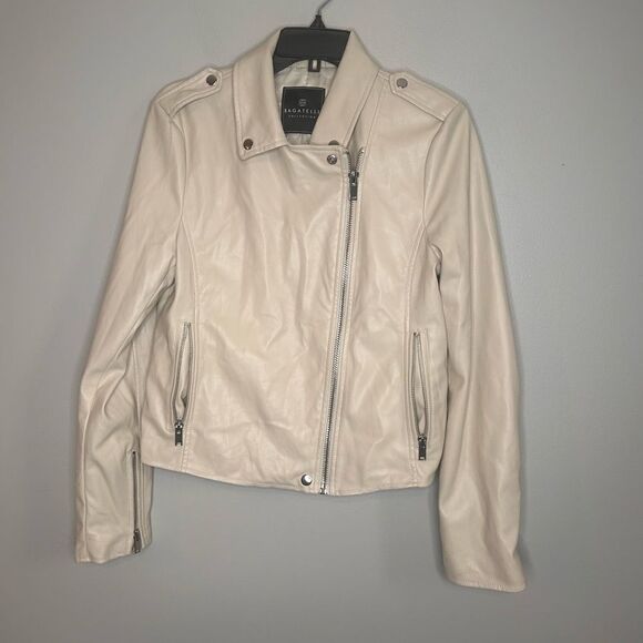 Bagatelle Collection Faux Leather Moto Jacket - Picture 1 of 3